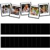 HIYQIN Confezione da 25 Cornici Magnetiche per Foto Instax Square Film 2,83x3,38, Cornici per Frigorifero per Fujifilm Instax Square SQ1/SQ20/SQ40/SQ10/SQ6/SP-3 - Nero
