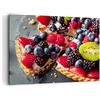 ARTTOR Stampe da Parete Moderne 100x70 cm Quadro su Tela Cucina - 2871 | Torta Dessert Frutta Quadro Decorativo Grande 1 pezzo Soggiorno Camera da Letto Arte da Parete Decorazione da Parete ARTTOR