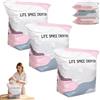 Yesmoyhe No-Pump - Sacchetti di compressione per sottovuoto, 3 pezzi Sacchetti sottovuoto senza pompa, Sacchetti ermetici a compressione per vestiti, No Pump Vacuum Storage Bags, per Vestiti e Coperte