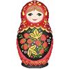 MP Studia Kit per ricamo a punto croce per adulti e principianti Fairytale - Khokhloma Painting 25x16cm/9.84x6.3 14ct.