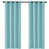 Deconovo Tende Oscuranti per Interni, 2 Pannelli, 140x175 cm, Azzurro | Termiche Isolanti Caldo e Freddo, Attenuano i Rumori, Moderne ed Eleganti con Occhielli, per Camera e Soggiorno