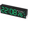 Lancoon Sveglia elettronica da tavolo con atmosfera con temperatura della luce settimanale Display a LED Snooze luminosità regolabile facile da leggere per casa, ufficio, camera da letto