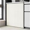 Generic Tende Antipolvere per mensole da Cucina, Tende Pieghevoli da Cucina con Guide, Adatte per armadi, bagni, lavatrici e Guardaroba-White- W60cmxH80cm