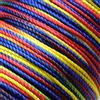 Ganzoo cordino Takel Cord Dip-Dye Primary, 1 mm 40 m su spola per takelature, legature e avvolgimenti su cime e cordame, finitura estremità, copertura nodi e transizioni, laccetti e uso creativo DIY