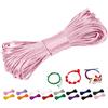 CAMAL 1,5mm Filo per Braccialetti, Fili Nylon per Braccialetti 20m Filo Nylon Cordoncino per Collane Fai Da Te, Cordino per Braccialetti, Gioiello, Perline, Artigianato (Rosa)