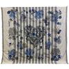 Seamar Copritutto Copriletto Kapuka Sharm Stampato 100% Cotone Copri Divano con Frange 210x240cm Telo Mare (Blu)