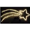 COSE DA CASA Stella cometa luminosa con 180 luci led grande cm 125 decorazioni per esterno o interno addobbi natalizi di natale multicolor bianco freddo o caldo blu (bianco caldo)
