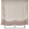 STORESDECO Tende a Pacchetto filtranti senza stecche per finestre 90x175 cm Beige | Facile installazione a parete o soffitto. Filtra la luce. Tenda romana per soggiorno camera da letto e cucina StoresDeco