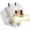 Paladone, GloBuddies, Luce 3D che cambia colore con Lupo di Minecraft, lampada notturna a LED con licenza ufficiale, cambia colore con un tocco, merchandising videogiochi, alimentazione a batteria