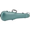 GEWA Custodia per violino FUN Series policarbonato 4/4-1/2 dimensione Verde/Grigio, interno nero, 2 cinghie zaino rimovibili, tasca accessori, sospensione imbottita, maniglia laterale aggiuntiva