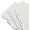SNAGAROG 3 Pz Quaderni Forati Formato A5 Taccuini a Quadretti A5 Quaderni con Anelli a Spirale Quaderno con Copertina in Plastica Trasparente per Scrivere, Registrare