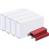 PATIKIL 4pz(1000pz Punti per Pacchetto Punti per Cucitrice Rosso | #10 Mini 3/16 Pollici Lunghezza, Punti Metallici, Senza Inceppamento, per Casa Ufficio Fornitura