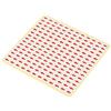 PATIKIL Etichette Adesive Piccole Freccia, 3 Fogli (2700pz) Etichetta Autoadesivo Etichetta Rettangolo Indicatore Difetti di Ispezione del Prodotto Industriale Lavoro, Rosso, 13x9mm