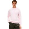 Tommy Hilfiger Uomo Felpa Essential Terry Crewneck con Scollo Rotondo, Rosa (Pink Lily), L
