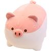 OUKEYI Morbido cuscino a forma di maialino, colore rosa, idea regalo per bambini/coppie, grande cuscino in peluche da abbracciare