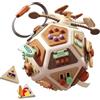 Hsyan Giochi Montessori Educativi di Apprendimento Sviluppo Regali Bambini 1 2 3 Anno Femmina Maschio, Bambini Giochi per Aereo Bambino Giocattolo, Cubo Sensoriale Infanzia 12 Mesi
