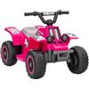 AIYAPLAY Quad elettrico bambini avanti/indietro Rosa