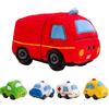 Generic Peluche a Forma di Auto Simulata - Morbido Cuscino Bambola a Forma di Macchina - Pupazzo di Peluche Rilassante Anti-Stress, Ideale Bambini di Compleanno per Maschi(Rosso)