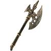 Chaks Viking - Ascia 15 x 43,5 cm Oro - Accessorio per Travestimenti, Cosplay per Halloween - Tema: Viking - Ideale per Giocare un Ruolo e Intrattenere - Prodotto Sicuro e Conforme alle Norme