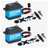 Stemedu 2 pezzi DS3235 PRO 35KG Servo Digitale Impermeabile Motore Senza Spazzole ad Alta Coppia con Ingranaggio in Acciaio Inox & Corno 25T, Angolo di Controllo 270° per Auto RC da Scalata 1/8 & 1/10