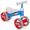 Seven Polska Bicicletta per bambini con 4 ruote per bambini a partire da 1 anno, Spiderman Paw Patrol e Stitch Design, Balance Bike per ragazzi e ragazze, max. 20 kg (rosso)