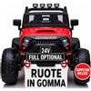 TOYSCAR Auto Macchina Elettrica per Bambini 2 Posti 24V Fuoristrada Big Adventure Telecomandata Sedile in Pelle Porte Apribili Doppio Motore Elettrico Carico 35 kg Ruote in Gomma E TAPPETINI