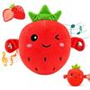 HBSFBH Bambola musicale Frutta interattiva, Peluche musicale interattivo per frutta, Peluche Pianoforte A Ritmi Musicali, Touch-Sensor Soft Interactive Figure per bambini piccoli genitori riunioni a casa