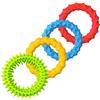 SZLIFE Giocattoli sensoriali ad Anello Fidget, Braccialetti tattili Fidget ad Anello in Silicone, Giocattoli Divertenti e Flessibili per calmarsi, per