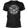 Lynyrd Skynyrd Free Bird 73 Wings Uomo T-Shirt Nero 100% Cotone Regular