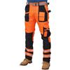HASHOOB TRADING FZE Pantaloni da lavoro da uomo ad alta visibilità, con tasche multiple
