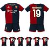 Kappa Completo Kit Neonato Maglia Gara Home Ufficiale Genoa FC 2024/25 Personalizzabile Messias Jr Pinamonti Gollini Vitinha