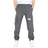 CAMLAKEE Bambini Impermeabile Guscio Morbido Trekking Outdoor Pantaloni Tipo Jogging Tipo Cargo