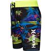 Hurley Board Shorts Costume a Boxer, Nero/Neon, 5 Bambini e Ragazzi