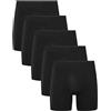 Expertoftio Boxer Uomo Pantaloncini Comodi Mutande Uomo in bambù Ultra Morbido Confezione da 5, Microfibra Multipack con Apertura Frontale, XX-Grande
