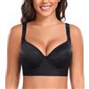 DotVol Reggiseno push up da donna, reggiseno a coppe intere, con ferretto, corsetto per tutti i giorni, maglietta intima