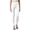 TRENDMALLS Leggings da donna in microfibra elastan elasticizzato morbido alla caviglia con cintura ultra morbida