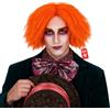 Fun Shack Parrucca Cappellaio Matto - Parrucca Arancione Riccia Uomo per Costume Carnevale, Halloween e Feste a Tema., Taglia Unica