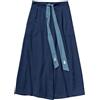 Generisch Punk - Pantaloni corti da uomo, stile cinese, tradizionale kilt Hakama, retrò, in canapa, comodi, estivi, gonna a scozzese, Samurai Hakama, pantaloni harem, Tai Chi Kung Fu, Blu mare, XXL