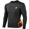 MEETWEE Maglia Termica Uomo, Maglia a Manica Lunga Compression Maglietta Biancheria Intima Sport T-Shirt Baselayer da Corsa Ciclismo Fitness