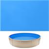 VEVOR Liner per Piscine Rotonde da 360 cm, Altezza Parete 90 cm, Rivestimento Interno in Vinile Spesso per Piscina Fuori Terra con Bordo Sovrapposto, di Facile Installazione, con Toppe di Riparazione