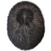 Qiyazai Toupee da uomo con 100% capelli umani, 0,08 mm, capelli naturali di ricambio per sistema di capelli con passante a V, nero naturale (capelli neri corti, 15,2 x 20,3 cm)
