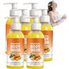 XINRAN Gel doccia anti-odore corporeo, gel doccia idratante morbido kaki Sapone anti-odore urinario senior Sapone purificante deodorante ascelle, interno cosce, maglia, piedi puzzolenti (6 pezzi)