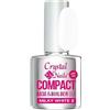 Crystal Nails - Compact Base Gel - Milky White 2-13ml