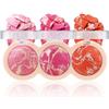 Boobeen Baked Powder Blush, Fard Pressato Illuminante per il Viso, Trucco in Polvere per la Finitura, Tinta Naturale per le Guance, Bagliore a Lunga Durata, Facilmente Sfumabile