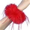 TERNCOEW Polsini per capelli piumati Accessori in tessuto traspirante per le donne Scrunchies leggeri per lo styling quotidiano Partito Abbellimento della piuma