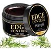 MeiPlumLai Gel styling per donne di colore nero con cera per capelli gel styling cera non grassa formula naturale, non si scheggia, non lascia tracce bianche, a lunga tenera
