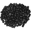 BAMTTOO 200pcs Disposable Tattoo Pigment Ink Cups Skull Tattoo Ink Cups For Tattoo Permanent Makeup Container Cap Tattoo Accessory Tattoo Kits (Black)