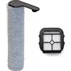Risveglio Spazzola a rullo e filtro per kit di ricambio per Laresar S7 per Pro Wet/Dry per aspirapolvere, 1 set con plastica+lanugine+nylon+materiale di carta filtrante