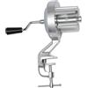 CHAPINGNI Pressa per pasta a manovella in acciaio inox, macchina Cavatelli Maker in lega di alluminio, con manovella e morsetto da tavolo, per la casa e ristoranti