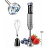 Kolohoso 1500W Frullatore a Immersione da 3 in 1 di 4 lame, 25 Velocità e TURBO